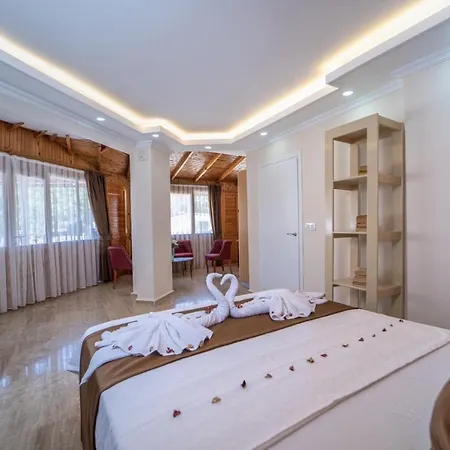 Flat W Shared Pool And Jacuzzi In Fethiye Apartament