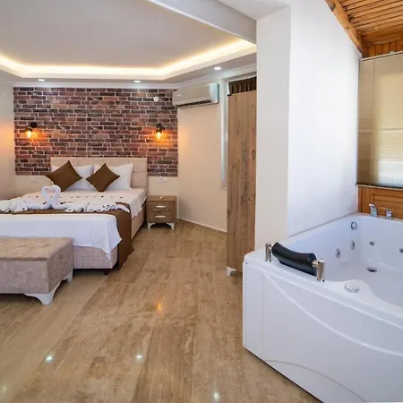 Flat W Shared Pool And Jacuzzi In Fethiye Apartament *